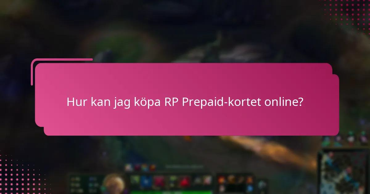 Var kan jag köpa RP Prepaid-kortet i detaljhandeln?