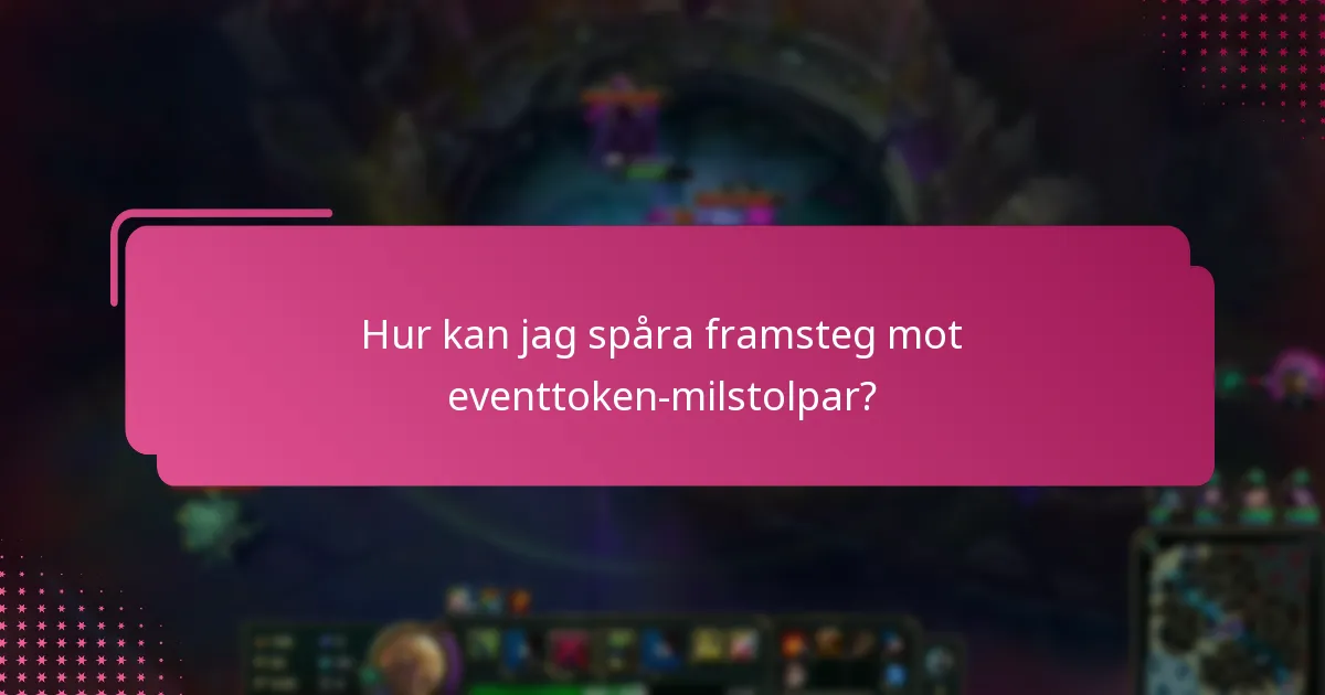 Vilka är prestationskraven för eventtoken-milstolpar?