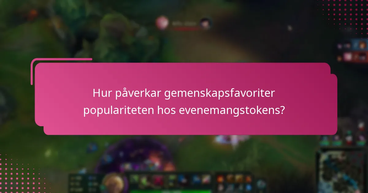 Vilka anmärkningsvärda tidigare evenemang har använt evenemangstokens?