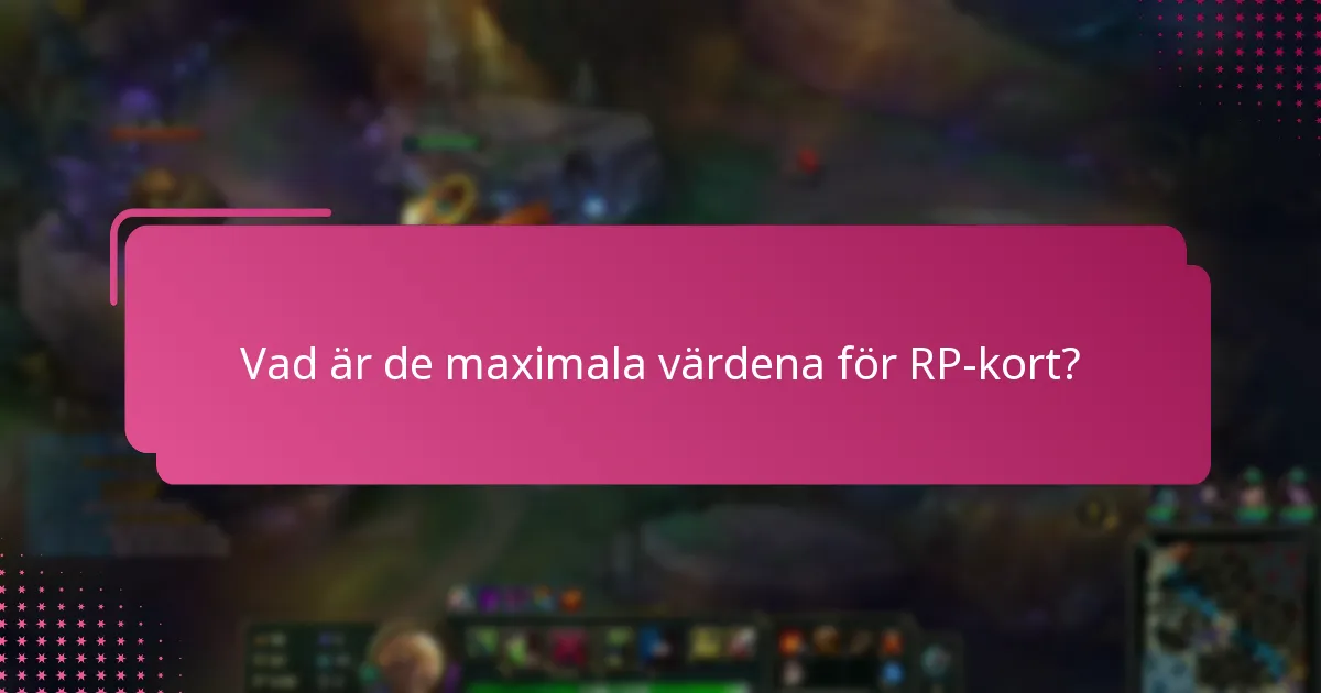 Hur kan användare maximera sina RP-kortsgränser?