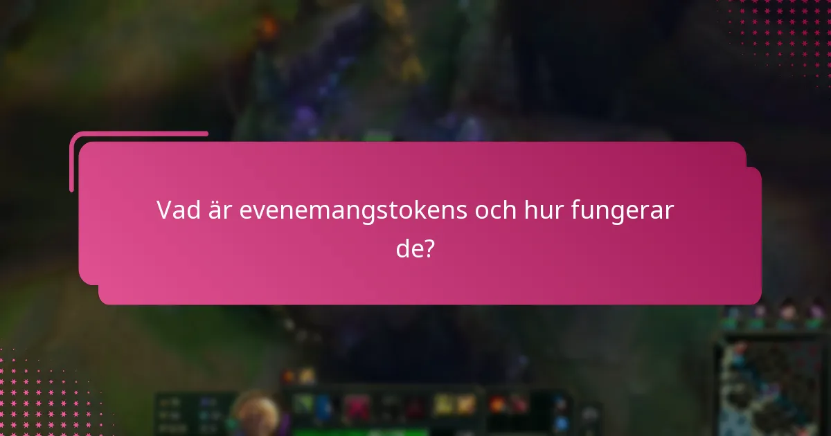 Hur kan jag skydda mina konton kopplade till evenemangstokens?
