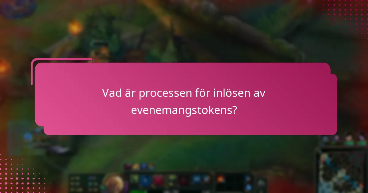 Hur felsöker man problem med inlösen av evenemangstokens?