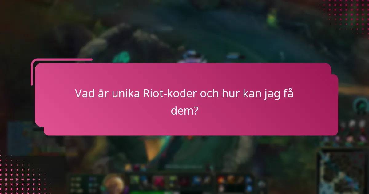 Hur löser jag in Riot-koder?