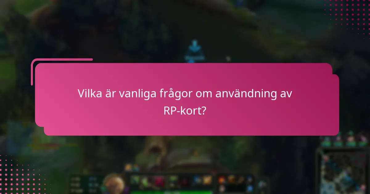 Hur står sig RP-kortet jämfört med alternativ?