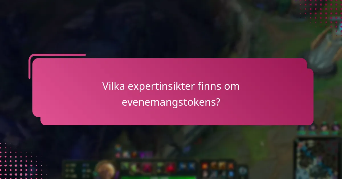 Vilka plattformar stöder integration av evenemangstokens?